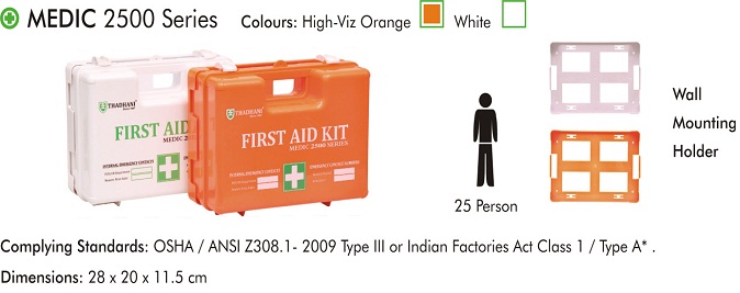 First Aid Kits (Factories Act) – “Medic 2500 IN”
