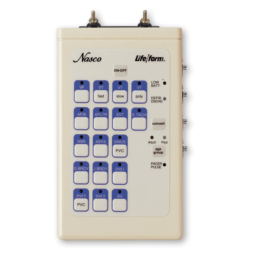 Life/form® Interactive ECG Simulator with Posts